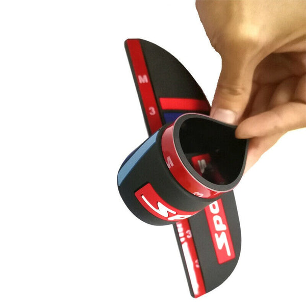 2pcs Sports Black Car Rear View Side Mirror Rain Board Eyebrow Guard Sun Visor