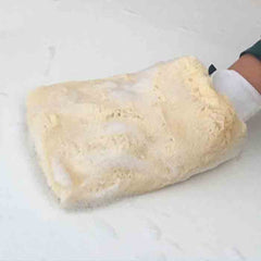 1pcs Microfiber Plush Car Soft Mitten Detailing Washing Glove Cleaning Tool