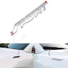 Sport Silver Jeep Off Road Mania Badge Emblem Metal Decal Sticker Logo