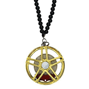 Star Gold Car Mirror Pendant Decoration Metal Wheel Hub Hanging Ornaments Auto Interior