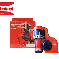 Stebel Nautilus BRIO BP3 Air Pressure Plain & Musical Twin Switchable Tone Horn With Relay For Bikes & Cars (Made in italy)