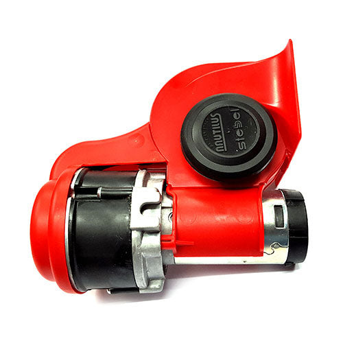 Stebel Nautilus BRIO BP3 Air Pressure Plain & Musical Twin Switchable Tone Horn With Relay For Bikes & Cars (Made in italy)