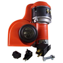 Stebel Nautilus BRIO BP3 Air Pressure Plain & Musical Twin Switchable Tone Horn With Relay For Bikes & Cars (Made in italy)