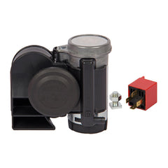 Stebel Nautilus Compact Twin Air Horn Universal 12V Air Horn With Relay For Bike & Cars (Made In Italy)