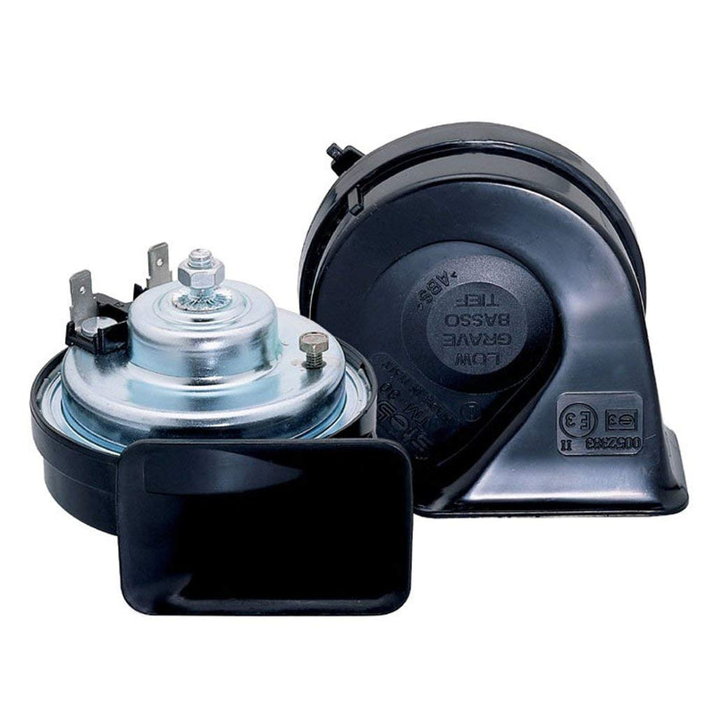 Stebel TM 80/2 High & Low Tone Horn Set With Relay For Bike & Cars (Made In Italy)