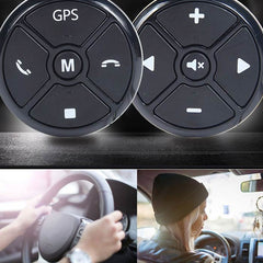 Universal Car Steering Wheel Control Key Music Wireless DVD GPS Navigation Radio Remote Control Buttons
