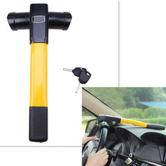 Universal Car Auto Truck Steering Wheel Security Lock Anti Theft Locking Steel