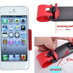 Car Steering Wheel Mobile Phone Cradle Holder iPhone 5 5C 5S,4,Samsung S5,S3
