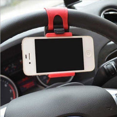 Car Steering Wheel Mobile Phone Cradle Holder iPhone 5 5C 5S,4,Samsung S5,S3