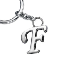 Stylish Letter F Simple Alphabet Key Ring Keychain For Car