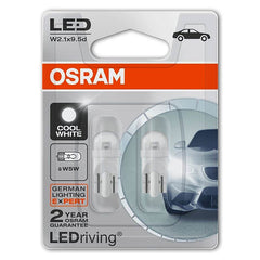 2pcs Osram T10 0.5W Retrofit LED Bulb 12V Bulbs 2780CW-02B0