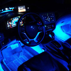 2pcs Blue T10 6 SMD 5W CANBUS ERROR FREE Silica Silicone 194 168 LED Light Bulbs