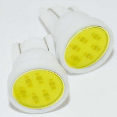 2pcs T10 1 COB LED White W5W 194 Car Interior Side Wedge Bulbs Clearance lamp(1001)