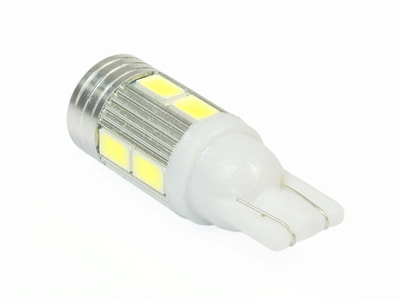 1pc T10 10SMD LED White 194 W5W DC12V 5W 5630 CAR Side Marker Lights Bulb With CANBUS NO Error