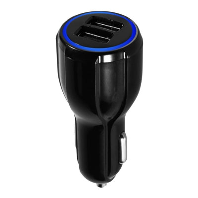 USB Smart Charge 3.1A Dual Port Car Charger For Android And IOS Phones- Random Color