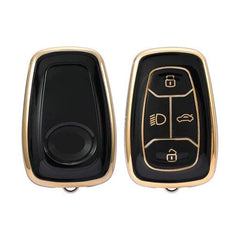Tata 2 Button Smart TPU Key Cover Compatible For Nexon, Harrier, Tigor BS6, Tigor EV, Safari 2021, Altroz, Safari Gold, Gravitas,