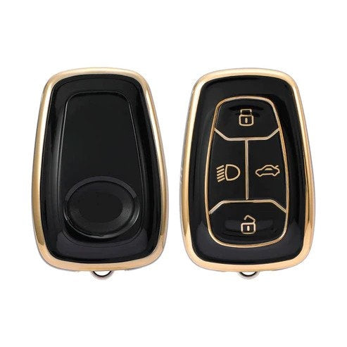 Tata 2 Button Smart TPU Key Cover Compatible For Nexon, Harrier, Tigor BS6, Tigor EV, Safari 2021, Altroz, Safari Gold, Gravitas,