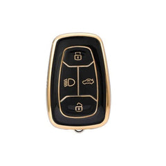 Tata 2 Button Smart TPU Key Cover Compatible For Nexon, Harrier, Tigor BS6, Tigor EV, Safari 2021, Altroz, Safari Gold, Gravitas,