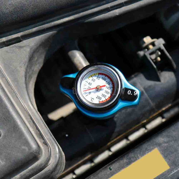 Thermostatic Radiator Cap 0.9 Bar Pressure With Temperature Gauge