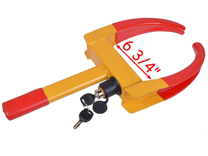 Heavy Duty Anti Theft Protective Car Wheel Lock Security Tire Clamp.