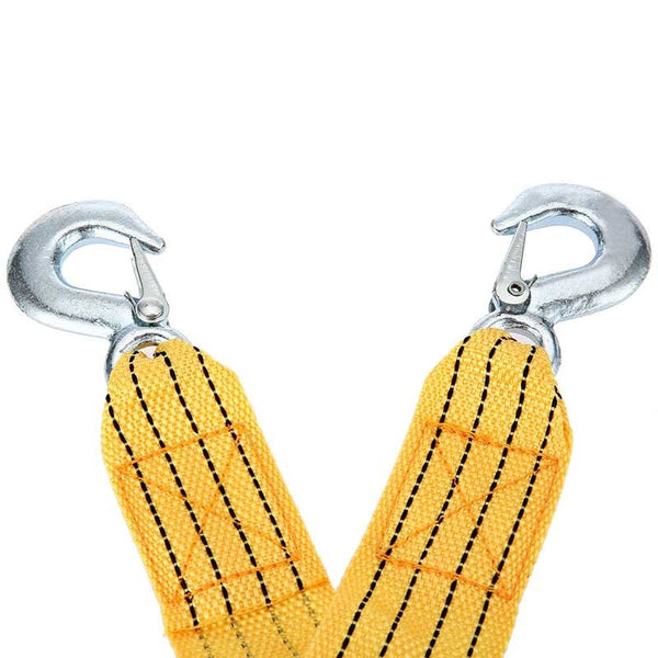 3 Tons Heavy Duty Auto Car Road Emergency Tow Towing Nylon Strap Cable Hook Rope