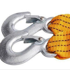 3 Tons Heavy Duty Auto Car Road Emergency Tow Towing Nylon Strap Cable Hook Rope