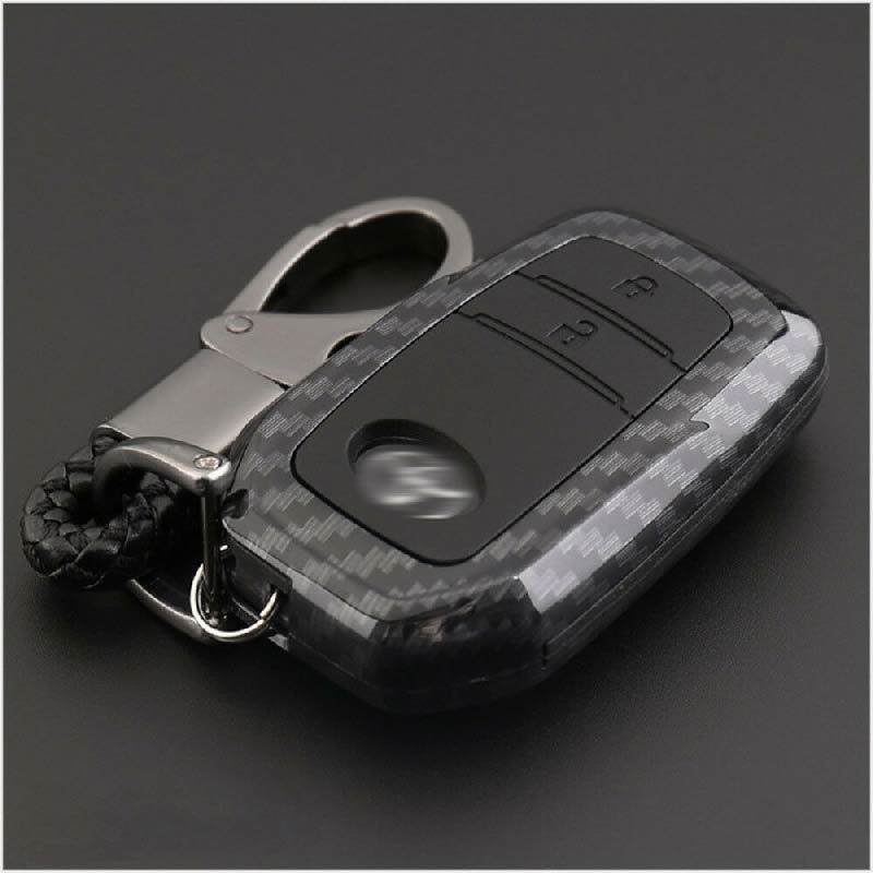 Toyota 2 Button INNOVA CRYSTA Smart Key ABS+Silicone Car Key Cover Case With Keychain