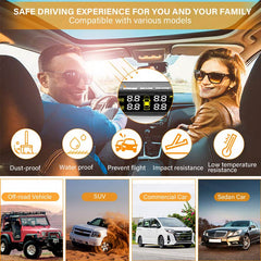 TPMS DIY Car Tire Pressure Monitoring System Solar Power Universal Wireless LCD Display with 4 External Sensors Real-time Display 4 Tires' Pressure & Temperature