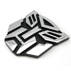 1pc Trans Autobot Metal Logo 3D Car Hood Ornament / Decal.