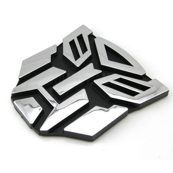 1pc Trans Autobot Metal Logo 3D Car Hood Ornament / Decal.