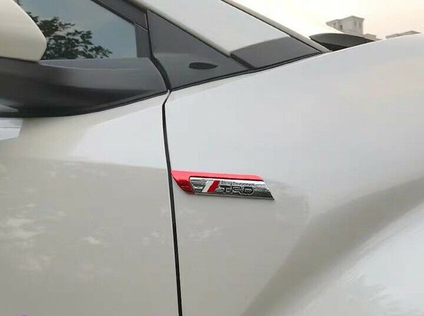 Gold Sport 2pcs Universal Logo Car Metal Alloy Body Side Fender Emblem(Metal)