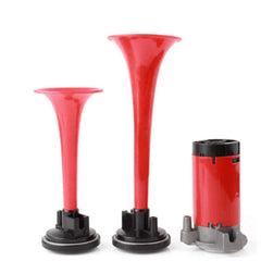 Double Trumpet Pressure Air Horn For Motorcycle Car Super Loud 135db 12V