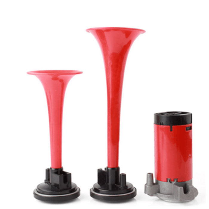 Double Trumpet Pressure Air Horn For Motorcycle Car Super Loud 135db 12V
