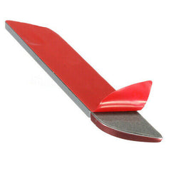 Red Sport 2pcs Universal Logo Car Metal Alloy Body Side Fender Emblem(Metal)