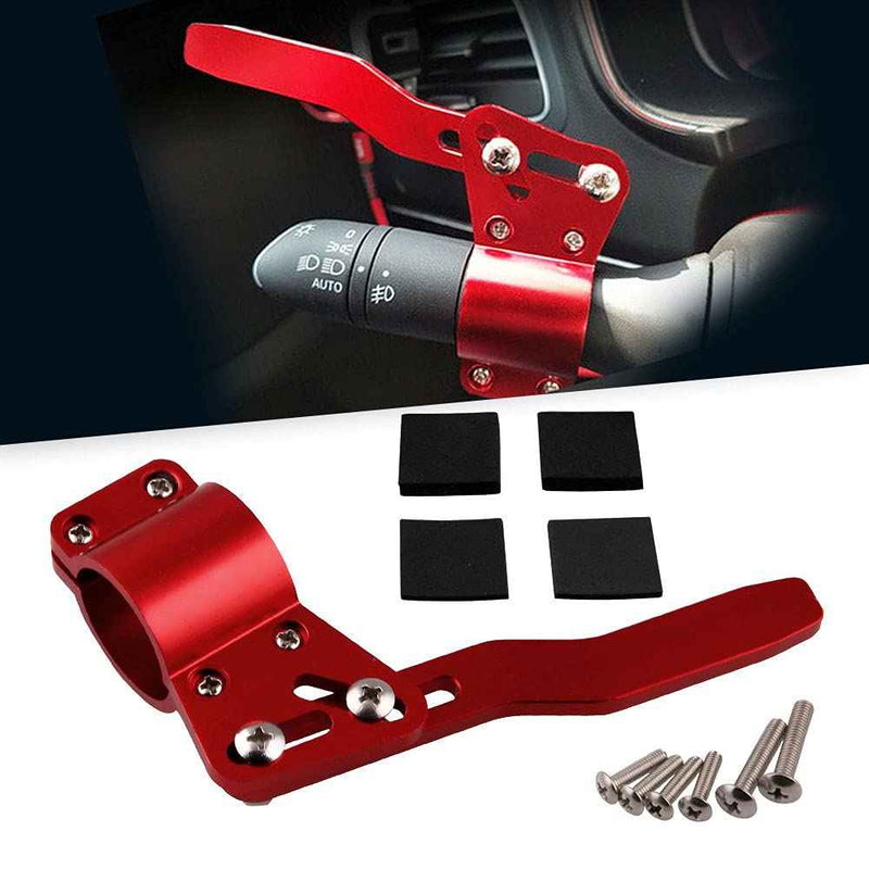 1pc Red Car Styling Adjustment Steering Wheel Turn Rod Extension Tool Signal Lever Position Up Kit