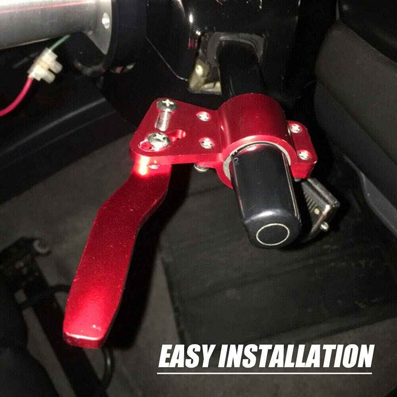 1pc Red Car Styling Adjustment Steering Wheel Turn Rod Extension Tool Signal Lever Position Up Kit