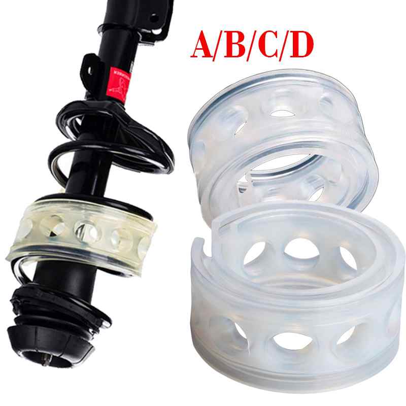 2pcs Transparent Color Car Shock Absorber Spring Bumper Power Auto Buffers Springs Bumpers Cushion