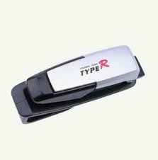 Car Type R Visor Sunglass Clip Holder-Silver