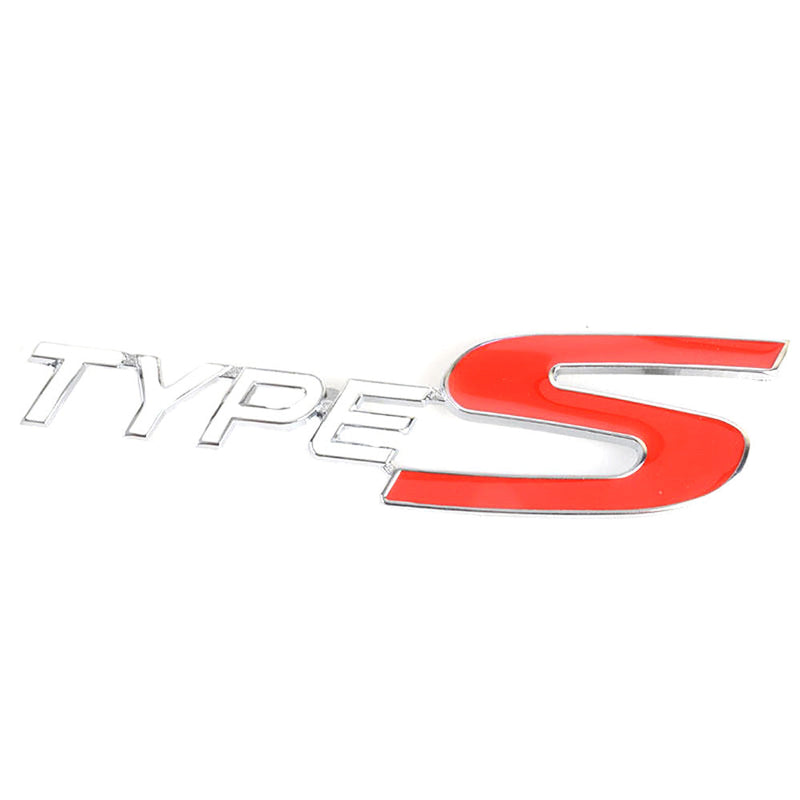 1pc Front Grill TypeS 3D Car Emblem Tuning Metal Logo Badge