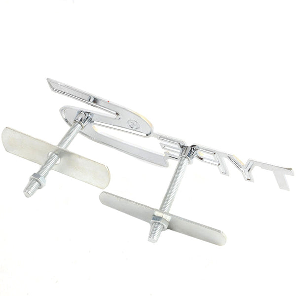 1pc Front Grill TypeS 3D Car Emblem Tuning Metal Logo Badge