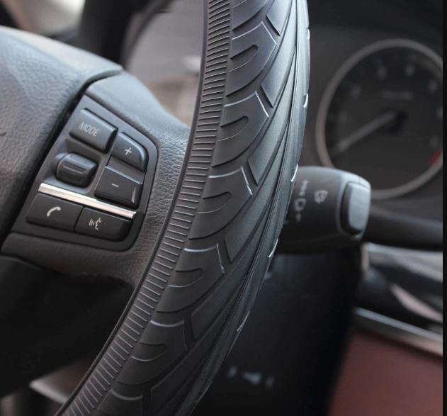 Tyre Design Soft Silicone Car Auto Steering Wheel Cover