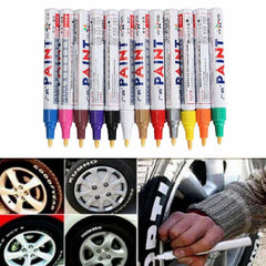 1pc Silver Tire Lettering Waterproof Permanent Paint Pens Marker Car Write on Tyre