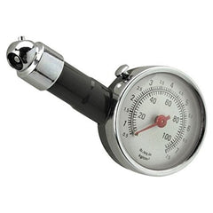 Premium Metallic Tyre Pressure Gauge with Case for Car, Bike, cycle etc.