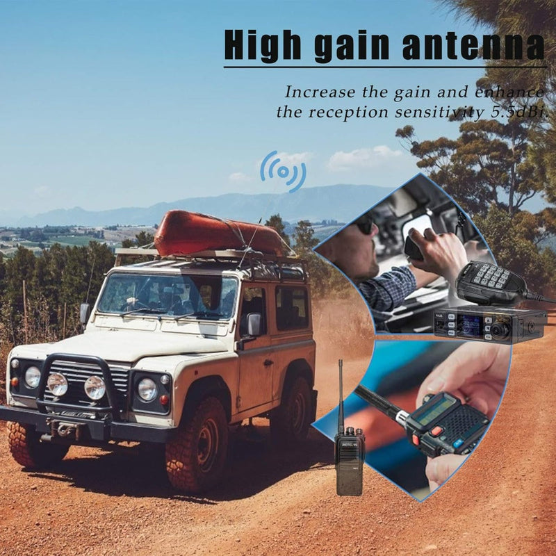 Nagoya Car Radio Antenna 27MHz 150W 3.0dBi Mobile Antenna Length 130CM(51.1in) (1 Pack)