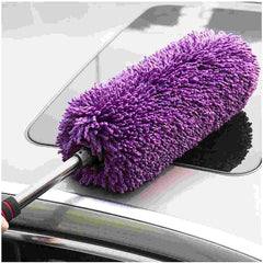 Ultra Soft Microfiber Lint Free Brush Extendable Telescoping Handle Tool Interior Exterior Multipurpose Smooth Cleaner Car Cleaning Duster with Storage Bag