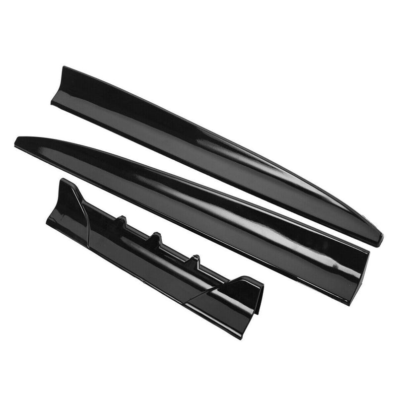Universal 1.18-1.35M Adjustable Matt Black Car Rear Trunk Spoiler Lip Wing