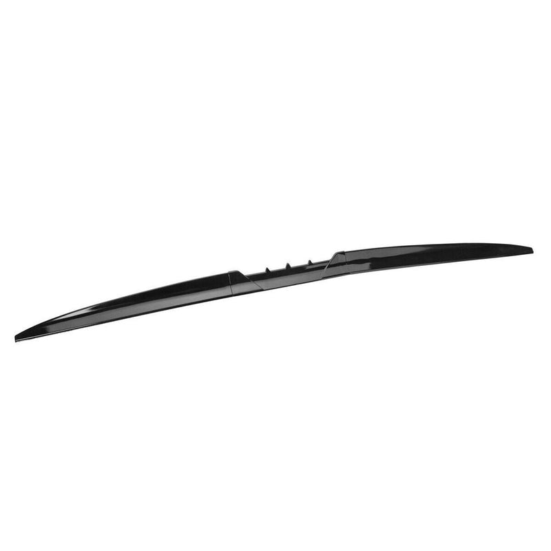 Universal 1.18-1.35M Adjustable Matt Black Car Rear Trunk Spoiler Lip Wing
