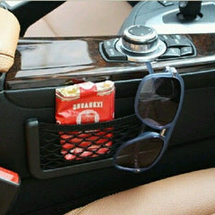 Universal Car Seat Side Back Net Storage Bag Phone Holder Pocket Organizer (Big)