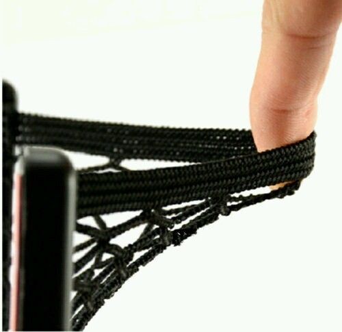 Universal Car Seat Side Back Net Storage Bag Phone Holder Pocket Organizer (Small)