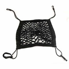 Universal Car Seat Storage Mesh/Organizer - Mesh Cargo Net Hook Pouch Holder for Bag Luggage Pets Children Kids Disturb Stopper